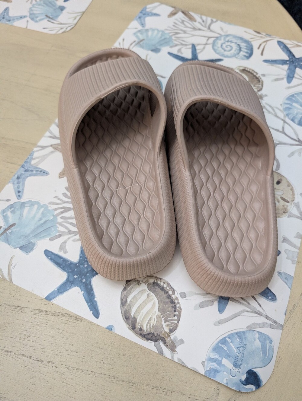 Tan  Women's Slides